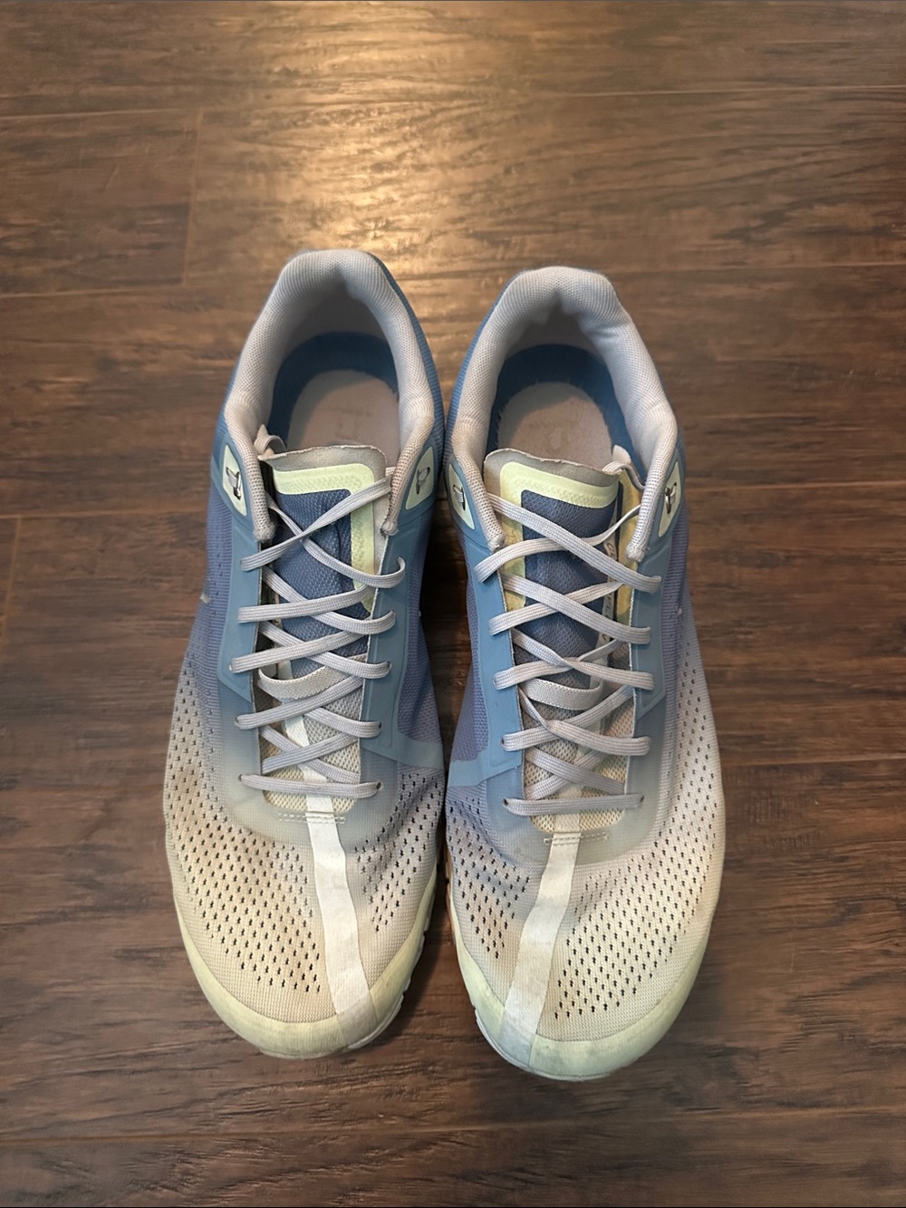 On Clouds Light Blue Gradient Men's Running Sneakers